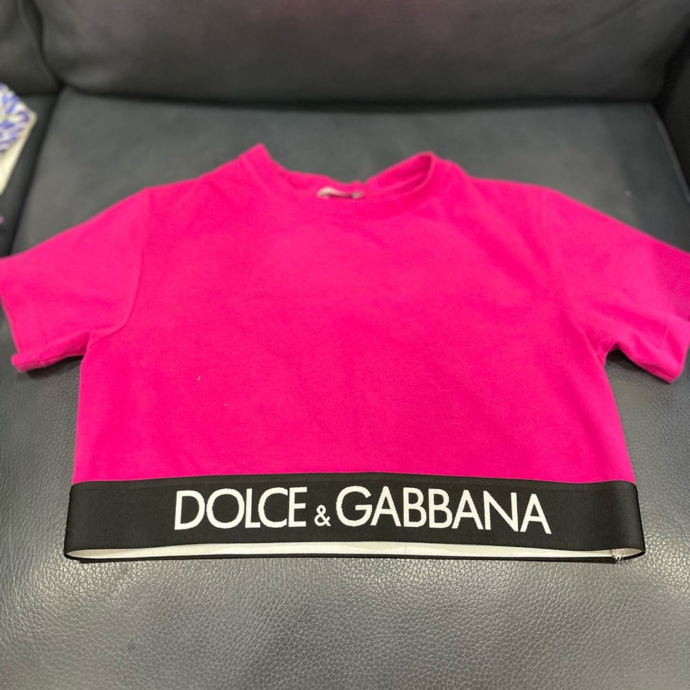 Dolce & Gabbana Pink Short Sleeve Tee